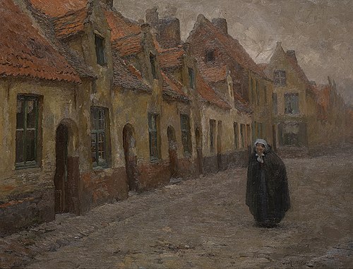 De Rolweg in Brugge, 1865, Joseph Middeleer