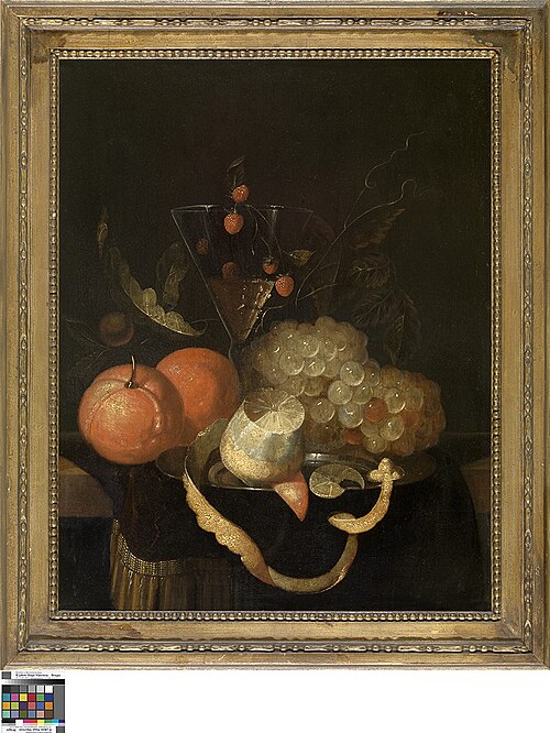 Stilleven met fruit, 1676, Monogrammist A.W.