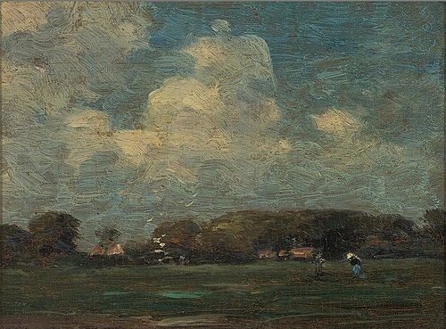 Landscape with Laborers, 1908, Alexander Shilling