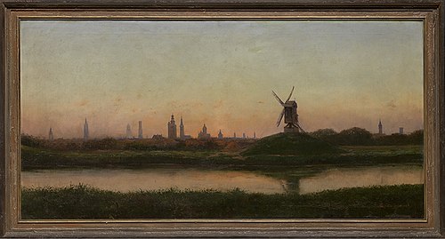 Gezicht op Brugge, Kruisvest, 1832, Bruno De Simpel