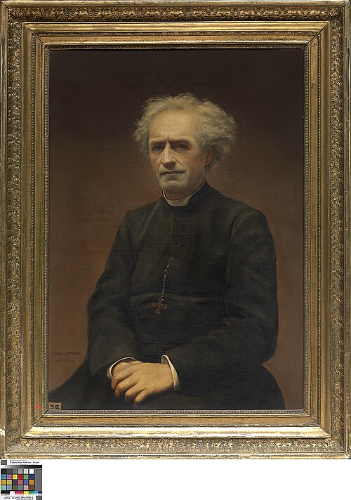 Portret van pastoor L. Van Haecke, 1897, Edouard van Speybrouck
