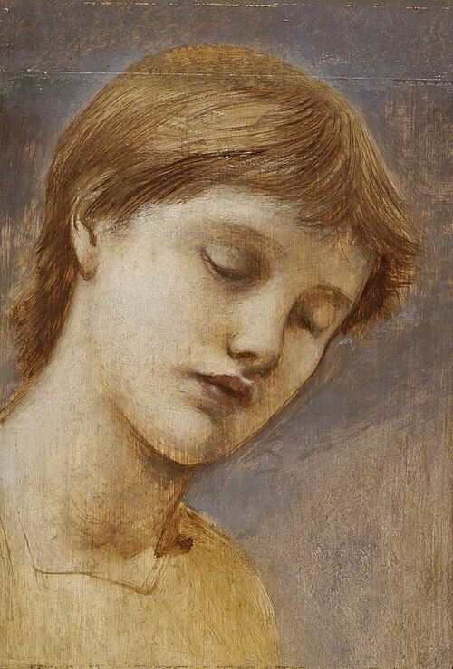 Study of a Head, 1880, Edward Burne-Jones