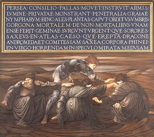 Peresus and the Graiae, 1877, Edward Burne-Jones