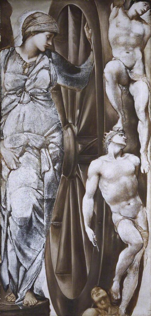 Wheel of Fortune, 1882, Edward Burne-Jones
