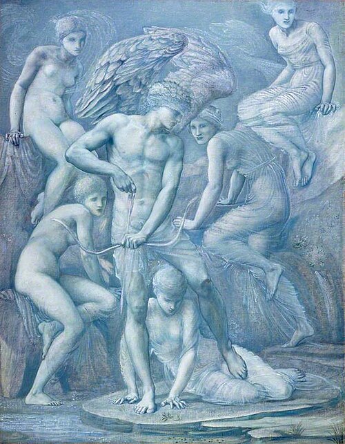 Cupid's Hunting Fields, 1880, Edward Burne-Jones