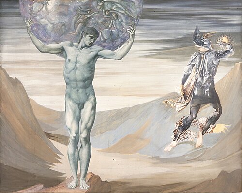Atlas Turned to Stone, 1882, Edward Burne-Jones