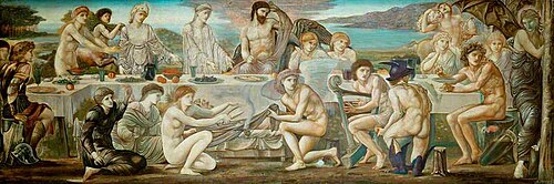 The Feast of Peleus, 1889, Edward Burne-Jones