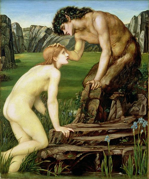 Pan et Psyché, 1872, Edward Burne-Jones