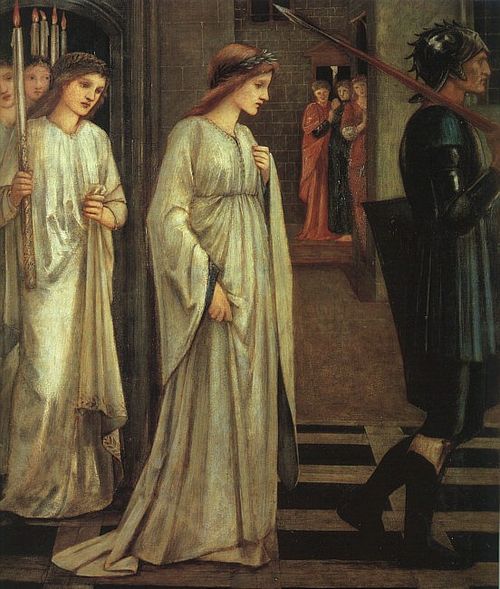 Princess Sabra Led to the Dragon, 1866, Edward Burne-Jones