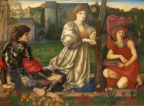 The Love Song, 1868, Edward Burne-Jones
