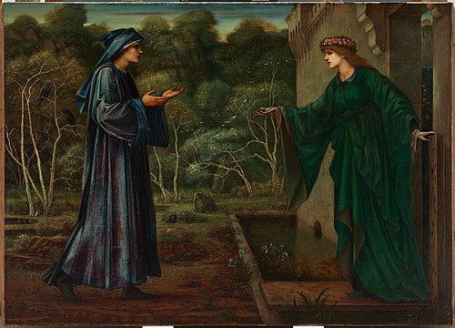The Pilgrim at the Gate of Idleness, 1884, Edward Burne-Jones