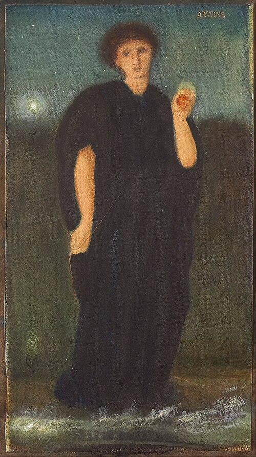 Ariadne, 1862, Edward Burne-Jones