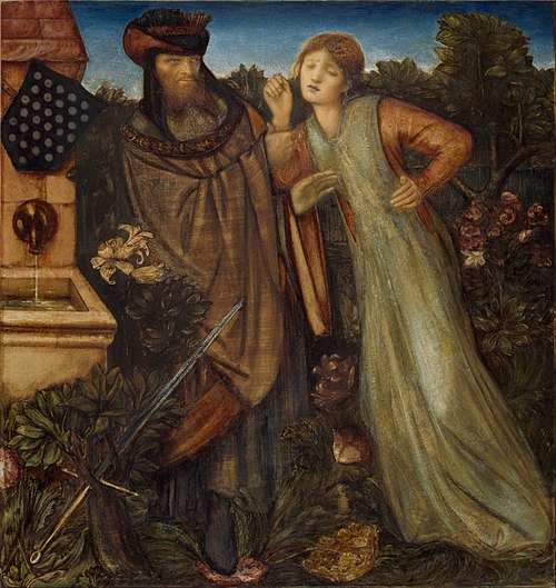 King Mark and La Belle Iseult, 1862, Edward Burne-Jones