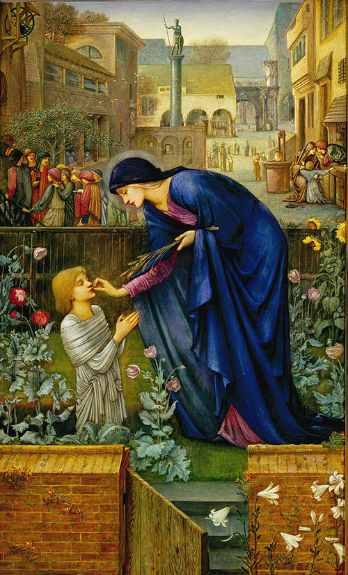 The Prioress's Tale, 1865, Edward Burne-Jones