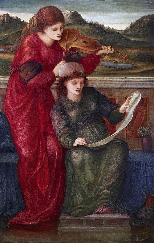 Music, 1877, Edward Burne-Jones