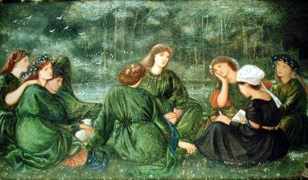 Green Summer, 1864, Edward Burne-Jones