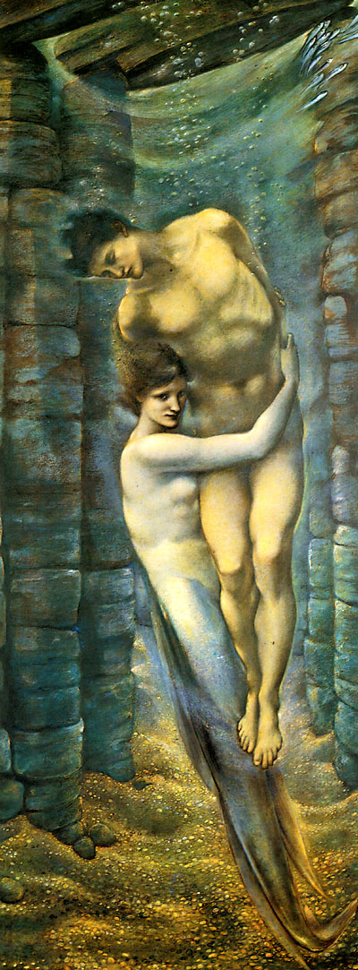 The Depths of the Sea, 1887, Edward Burne-Jones