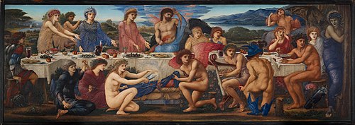 The Feast of Peleus, 1876, Edward Burne-Jones