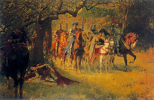 Lancelot at the Chapel of the Holy Grail, 1870, Edward Burne-Jones