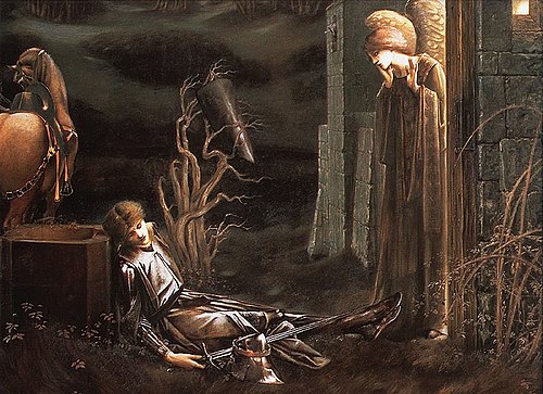 Lancelot Chapel of the Holy-Grail, 1896, Edward Burne-Jones