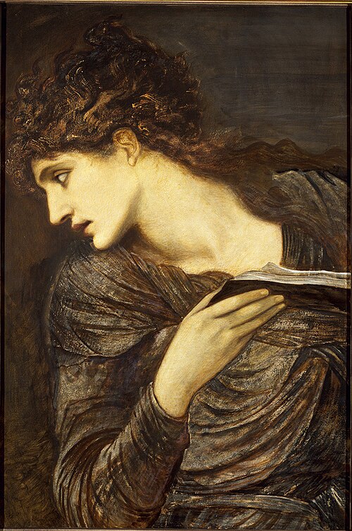 Head of Nimue, 1873, Edward Burne-Jones