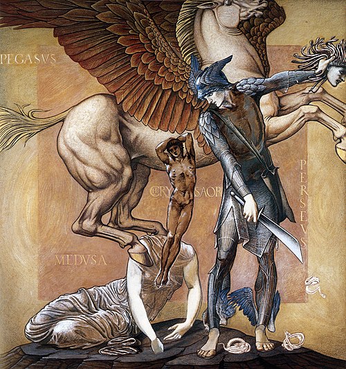 The Death of Medusa I, 1882, Edward Burne-Jones