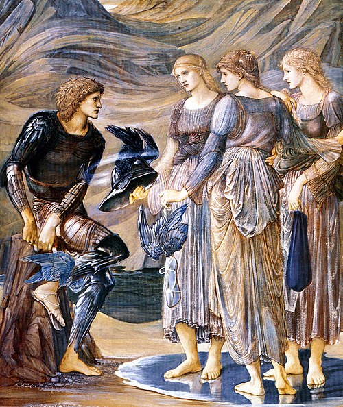 Perseus and the Sea Nymphs, 1877, Edward Burne-Jones