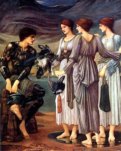 The Arming of Perseus, 1885, Edward Burne-Jones