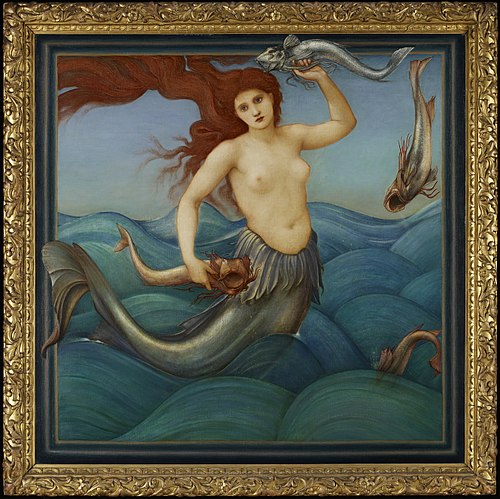 A Sea-Nymph, 1881, Edward Burne-Jones