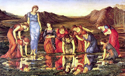 Le Miroir de Vénus, 1877, Edward Burne-Jones