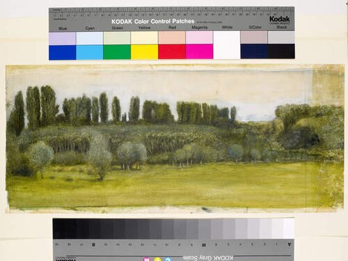 Landscape - Study, 1863, Edward Burne-Jones