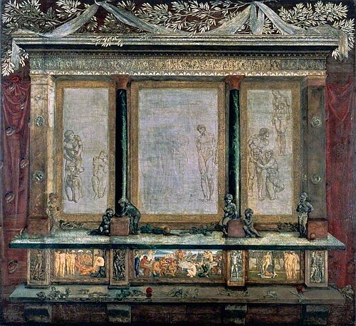 Troy Triptych, 1885, Edward Burne-Jones