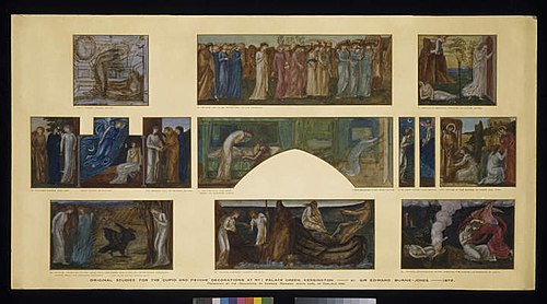 Cupid and Psyche, 1872, Edward Burne-Jones