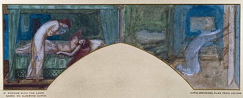 Cupid and Psyche, 1872, Edward Burne-Jones