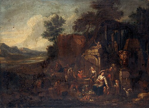 Rebekah at the Well, 1717, Ignatius de Beckers