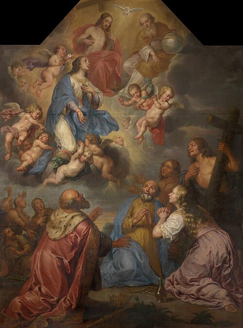 The Virgin interceding for humanity, 1674, Philyps Bernaert