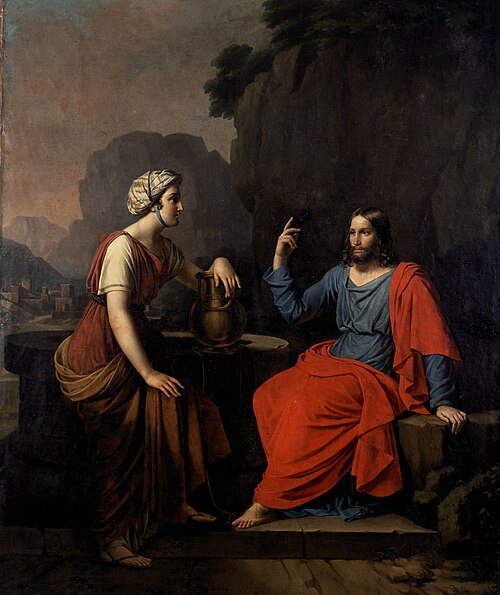 Christ and the Woman of Samaria, 1823, François Antoine Bodumont