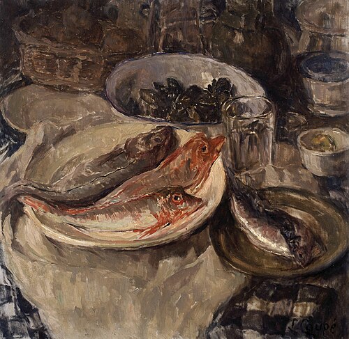 Still Life with Fish, , Louise Coupé