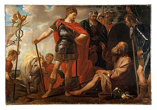 Alexander and Diogenes (copy after Gaspar de Crayer), 1803, Pierre François Antoine de Goesin