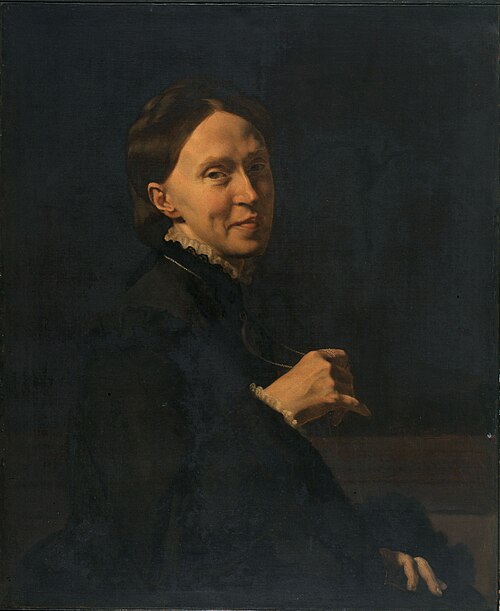 Portrait of a Woman, 1872, Victor François Guillaume Van Hove