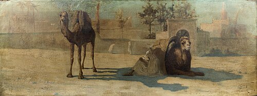 Oriental scene Tanger, 1890, Henri Van Melle