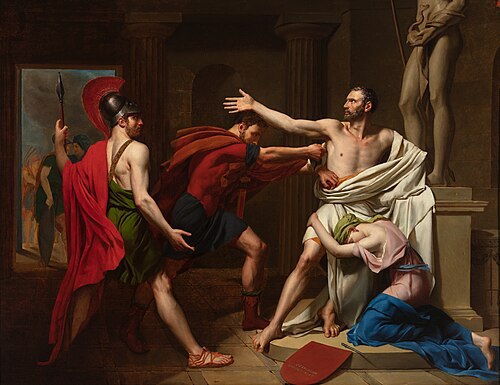 La Mort de Démosthène, 1805, Georges Rouget