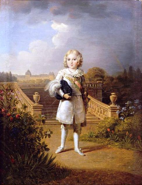 Le Roi de Rome dans le jardin des Tuileries, 1850, Georges Rouget