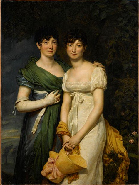 Mesdemoiselles Françoise-Élisabeth et Gaspard-Pauline Mollien, 1811, Georges Rouget
