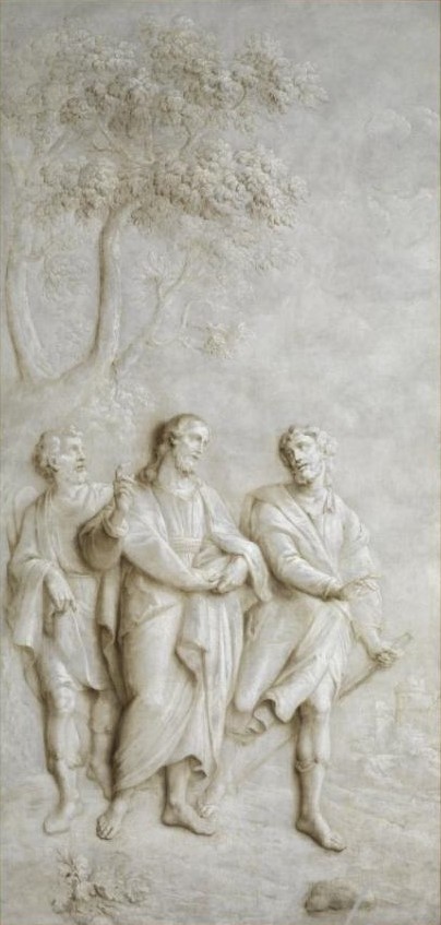 The road to Emmaus, 1782, Petrus Norbertus van Reysschoot