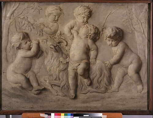 Putti Playing, 1780, Petrus Norbertus van Reysschoot