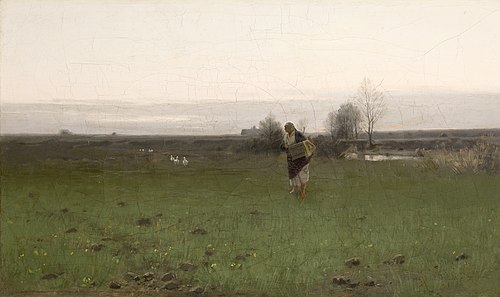 Landscape from the Vincity of Krakow, 1886, Roman Kochanowski