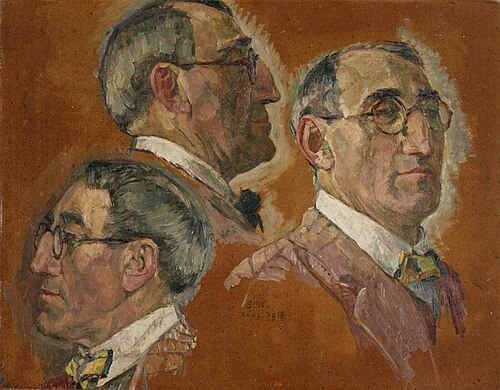 Portrait of the Artist Théo Van Rysselberghe, 1918, Suzanne Weyher