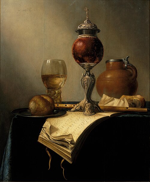 Still Life with Coconut Bowl, 1650, Jan Hendricksz. van Zuylen