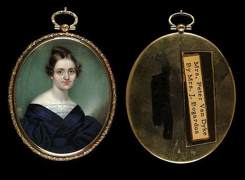Mrs. Peter Van Dyke, 1835, Margaret Maclay Bogardus